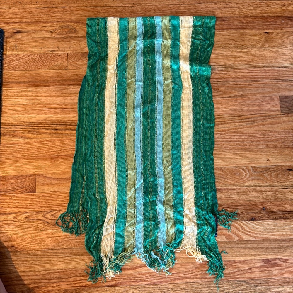 Missoni striped sarong coverup
